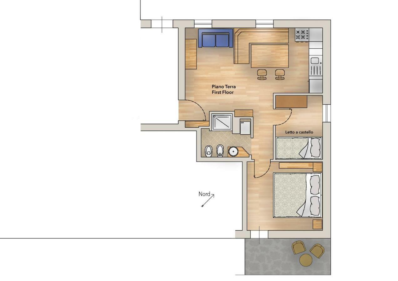 Appartement Cesa Valeria E Cesa Giulio à Campitello di Fassa Extérieur photo